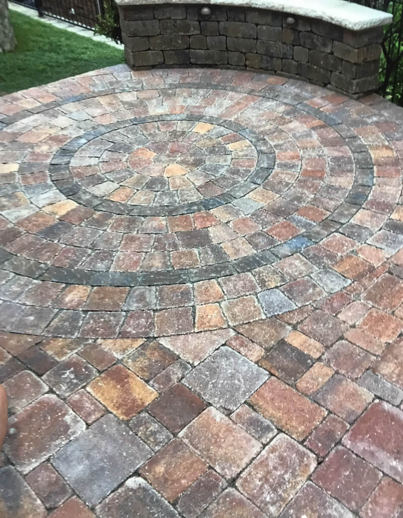 circular patio pattern dallas tx